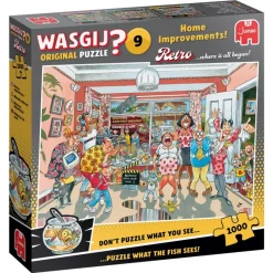 Wasgij Retro Original 9 - Home Improvements - 1000 Piece Jigsaw Puzzle Discount