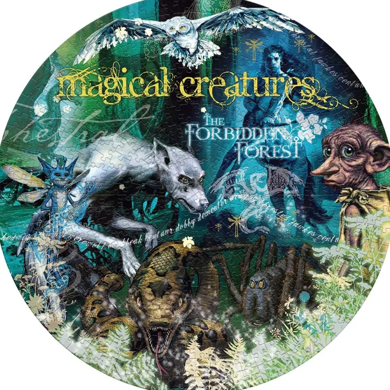 Winning Moves - Harry Potter Magical Creatures - 500 Piece Jigsaw Puzzle Clearance