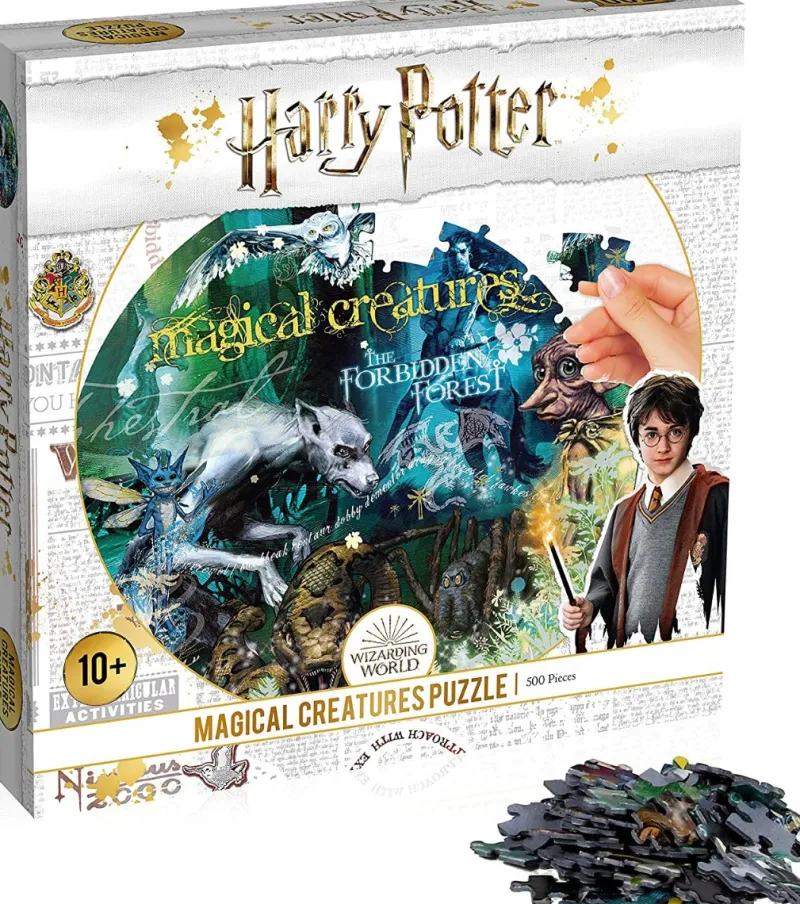Winning Moves - Harry Potter Magical Creatures - 500 Piece Jigsaw Puzzle Clearance