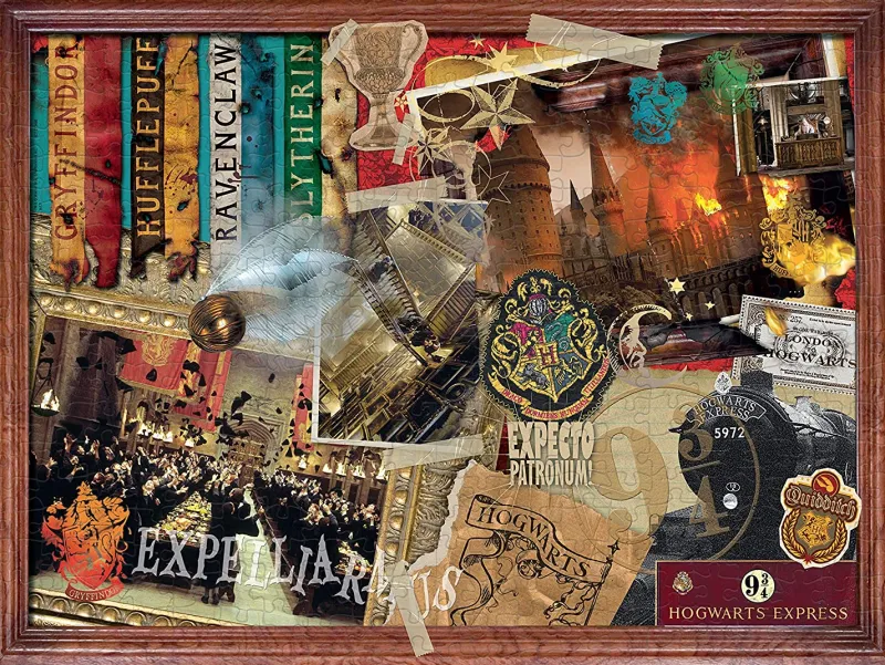 Winning Moves Harry Potter - Hogwarts 1000 Piece Jigsaw Puzzle Hot