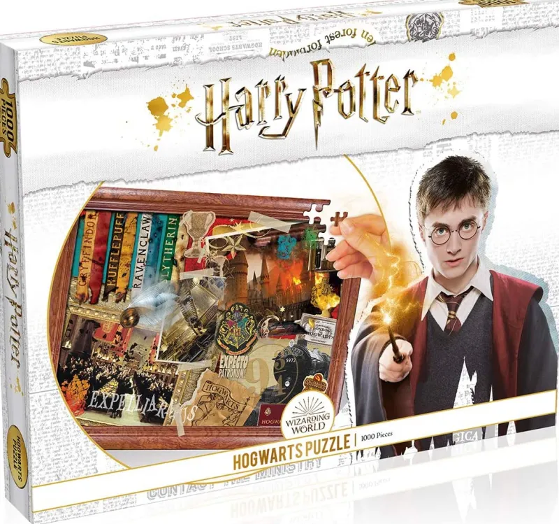 Winning Moves Harry Potter - Hogwarts 1000 Piece Jigsaw Puzzle Hot