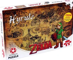 Winning Moves Legend Of Zelda Hyrule Field 500 Piece Jigsaw Puzzle Discount