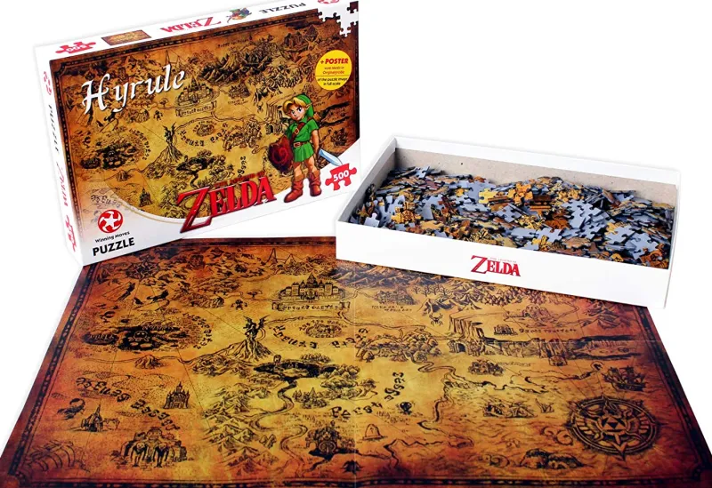 Winning Moves Legend Of Zelda Hyrule Field 500 Piece Jigsaw Puzzle Discount