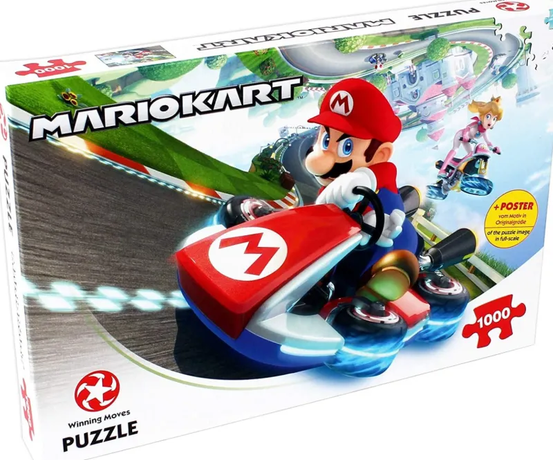 Winning Moves Mario Kart Funracer - 1000 Piece Jigsaw Puzzle Discount