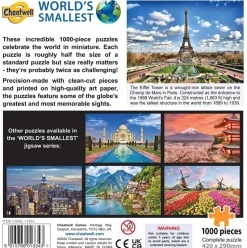 Cheatwell Games World's Smallest Puzzles - Eiffel Tower - 1000 Piece Jigsaw Puzzle Online