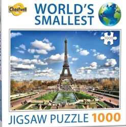 Cheatwell Games World's Smallest Puzzles - Eiffel Tower - 1000 Piece Jigsaw Puzzle Online