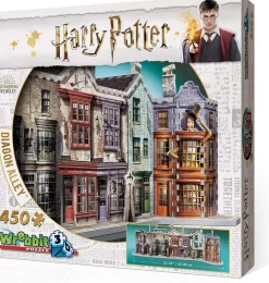 Wrebbit 3D Diagon Alley 3D Jigsaw Puzzle (450 Pieces) New