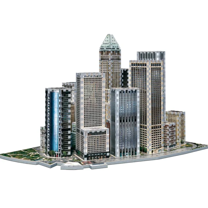 Wrebbit 3D Jigsaw Puzzle - New York Collection: Financial 925 piece jigsaw puzzle Online
