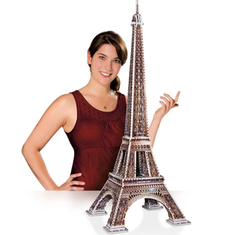 Wrebbit 3D Puzzle - Paris: The Eiffel Tower 816 piece jigsaw puzzle Clearance