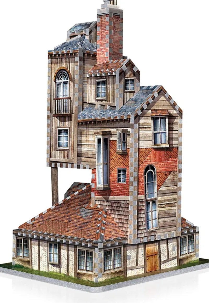 Wrebbit 3D Puzzle Harry Potter - The Burrow Weasley Family Home 3D Puzzle (415-Piece) New