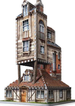 Wrebbit 3D Puzzle Harry Potter - The Burrow Weasley Family Home 3D Puzzle (415-Piece) New