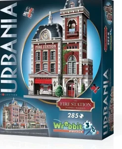 Wrebbit 3D Urbania Fire Station Puzzle Online
